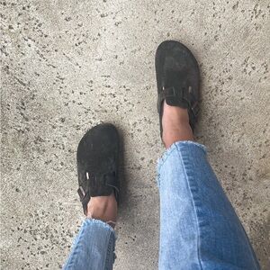 Birkenstock Boston Clog Soft Footbed size 38 Regular/Wide in Mocha